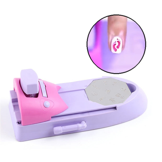 Impresora de uñas portátil DIY, herramienta de estampado artístico, ,50% 0FF +envio gratis