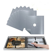 1 / 4PC Estufa Protector de cubierta Revestimiento Protector de estufa de Gas 50%off Hoy Solo