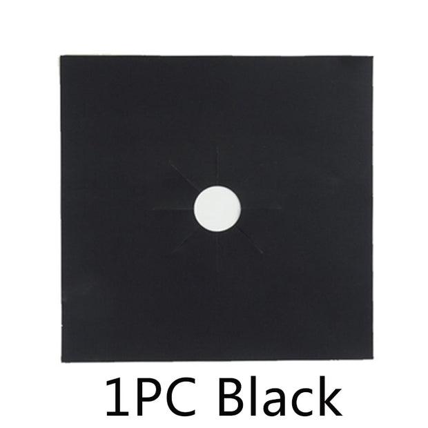 1 / 4PC Estufa Protector de cubierta Revestimiento Protector de estufa de Gas 50%off Hoy Solo